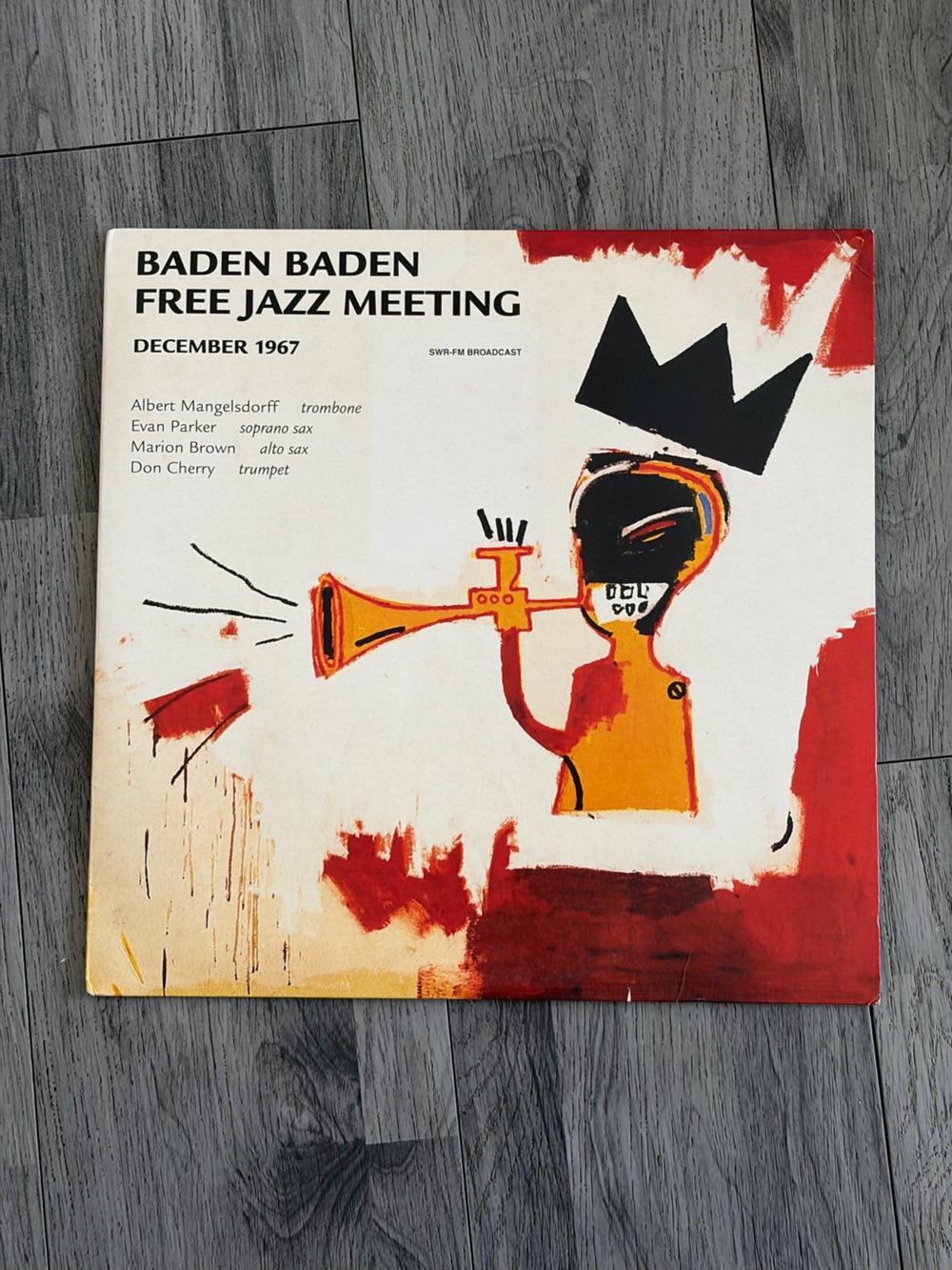 Baden Baden Free Jazz Meeting December 1967 Vinyl Album Art Jean Michel Basquiat